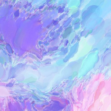 El yapımı sürreal soyut desenli suluboya. Modern sanatsal resim. 2D çizim. Arkaplan boyası karışımı. Yaratıcı duvar sanatı. Çağdaş sanat.