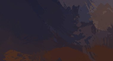 Fırça darbesi ile boyanmış. Sanatsal canlılık ve renkli duvar kâğıdı. Kaotik resim. Taranmış Boyalı Soyut Arkaplan. 