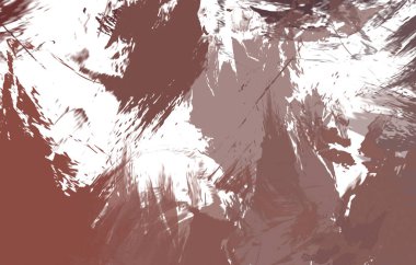 Renkli fırça darbelerinin 2B çizimi. Dekoratif doku resmi. Canlı boya desenli arka plan. Kaotik fırça darbeleri resim.