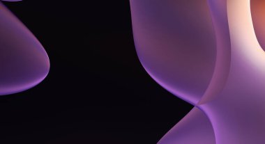 Soyut arkaplan. Değişken renk değişim dalgaları, dinamik hareketlerle. Işık dalgalarının neon renkli soyut tasarımı. Duvar kağıdı, afiş, arkaplan, kart, kitap illüstrasyonu, web sitesi.