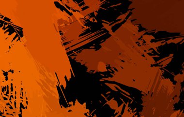 Sanatsal soyut arkaplan. Doku boyalı duvar kağıdı. Boya darbeleriyle yaratıcı bir illüstrasyon. Fırça desenli resim.