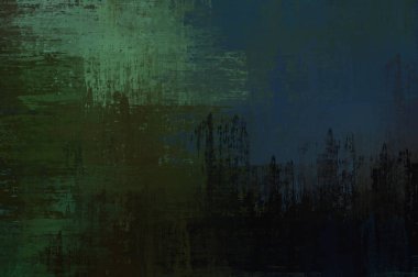 Çapraz vahşi fırça darbeleriyle arka plan. Renkli ve canlı bir tasvir. Boyalı sanat. Yaratıcı soyut resim.