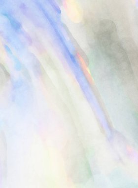 Alkol mürekkebini andıran rahatlatıcı fırça darbelerinin modern resmi. Poster, duvar sanatı, afiş, kart, kitap kapağı veya ambalaj için pastel renkli suluboya resim.