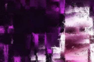 Modern sanat. Renkli çağdaş sanat eserleri. Renkli boya darbeleri. Soyut arkaplanda fırça darbeleri. Fırça boyası. Eşsiz duvar sanatı.