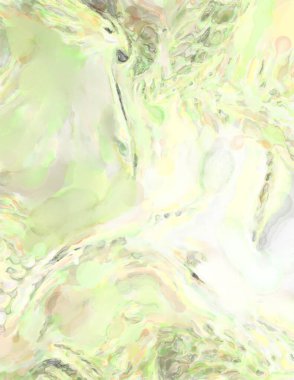 Modern fırça darbeleri. Pastel renklerde suluboya resim. Poster, duvar sanatı, afiş, kart, kitap kapağı veya ambalaj için sakinleştirici kompozisyonun yumuşak renkli çizimi. 