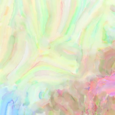 Soyut doku. Yüzeyde etkileyici el yapımı suluboya. Suluboya fırça darbeleri. Modern sanat. Çok renkli arkaplan. Çağdaş duvar sanatı. Renkli bir fon. 2d illüstrasyon.