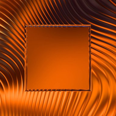 Soyut çerçeveli arkaplan. Renkli, canlı, dalgalı bir duvar kağıdı. Merkezi çerçeveli yaratıcı grafik 2d çizim. Dinamik şekilli modaya uygun sıvı örtüsü.