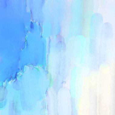 Çağdaş sanat. El işçiliğinin renkli dokusu. Modern resim. Yüzeyde suluboya vuruşlar. Sanatsal arkaplan resmi. Tablo üzerinde soyut resim. Fırça darbeleri. 