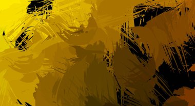 Canlı fırça darbeleriyle boyanmış. Renkli desenli resim. Fırçalanmış duvar kağıdını boya.