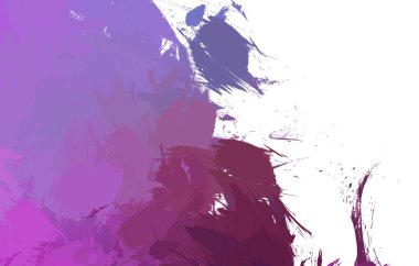 Duvar sanatı Eşsiz ve yaratıcı illüstrasyon. Fırça darbesi ile boyanmış. Renkli fırça darbelerinin soyut arkaplanı. Fırçalanmış canlı duvar kâğıdı. Boyalı sanatsal yaratım.