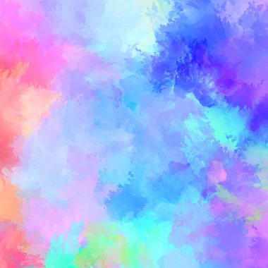 Taranmış Boyalı Soyut Arkaplan. Fırça darbesi ile boyanmış. Sanatsal canlılık ve renkli duvar kağıdı.