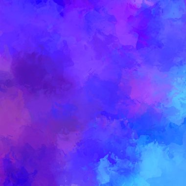 Canlı fırça darbeleriyle boyanmış. Renkli desenli resim. Fırçalanmış duvar kağıdını boya.