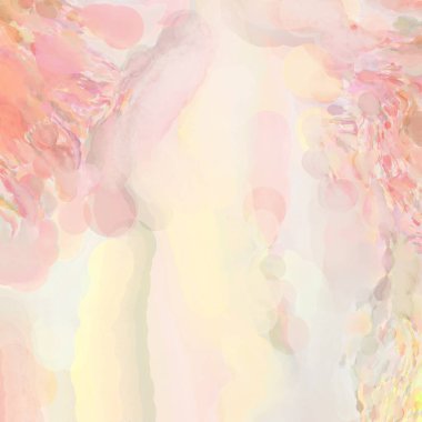 Taranmış Boyalı Soyut Arkaplan. Fırça darbesi ile boyanmış. Boya darbeleri. 2B Görüntü.