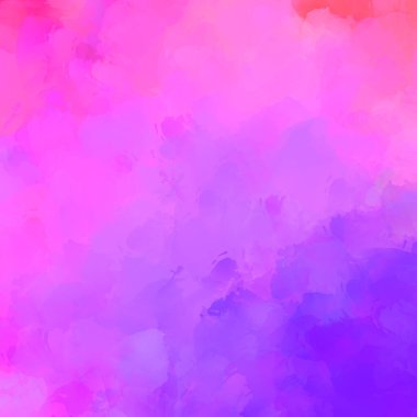 Canlı fırça darbeleriyle boyanmış. Renkli desenli resim. Fırçalanmış duvar kağıdını boya.