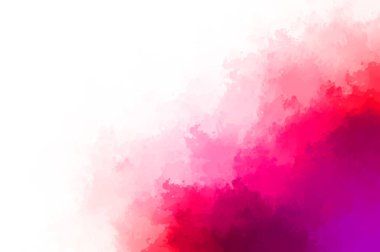 Modern sanat. Taranmış Boyalı Soyut Arkaplan. Fırça darbesi ile boyanmış. Boya darbeleri. 2B Görüntü.