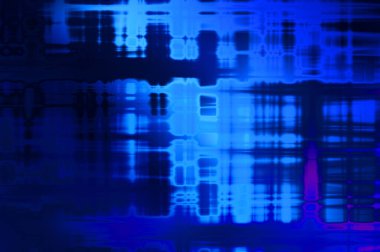 Soyut arkaplan. Yaşlanmış grunge dokusunda geometrik elementler. Farklı renk desenli grafiksel illüstrasyon.