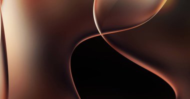 Soyut arkaplan. Değişken renk değişim dalgaları, dinamik hareketlerle. Işık dalgalarının neon renkli soyut tasarımı. Duvar kağıdı, afiş, arkaplan, kart, kitap illüstrasyonu, web sitesi.