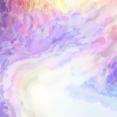 El yapımı sürreal soyut desenli suluboya. Modern sanatsal resim. 2D çizim. Arkaplan boyası karışımı. Yaratıcı duvar sanatı. Çağdaş sanat.