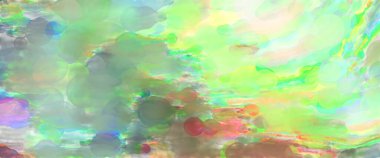 Çağdaş sanat. El yapımı resim. Modern sanat eserleri. Yüzeyde suluboya fırça darbeleriyle resim yapmak. 2D çizim. Sanatsal arkaplan resmi. Tablo üzerinde soyut resim. Renkli doku.