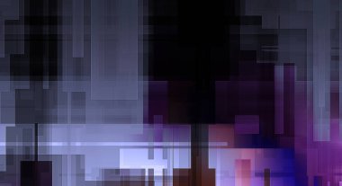 Fütürist soyut geometrik duvar kağıdı. Geometrik renkli şekiller. Dikdörtgen şekilli arka plan. Bir teknolojinin dijital illüstrasyonuName.