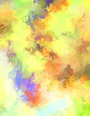 Renkli fırça darbelerinin soyut arkaplanı. fırçalanmış canlı duvar kağıdı. resmedilmiş sanat eseri. Eşsiz ve yaratıcı illüstrasyon.