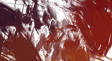 Renkli fırça darbelerinin soyut arkaplanı. fırçalanmış canlı duvar kağıdı. resmedilmiş sanat eseri. Eşsiz ve yaratıcı illüstrasyon.