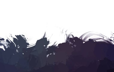 Taranmış Boyalı Soyut Arkaplan. Vahşi kaotik fırça darbeleri. Boya darbeleri. 2D İllüstrasyon. Fırça darbeli resim. 