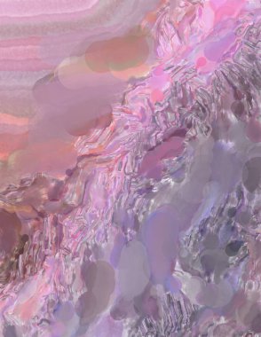 Taranmış Boyalı Soyut Arkaplan. Fırça darbesi ile boyanmış. Boya darbeleri. 2B Görüntü.