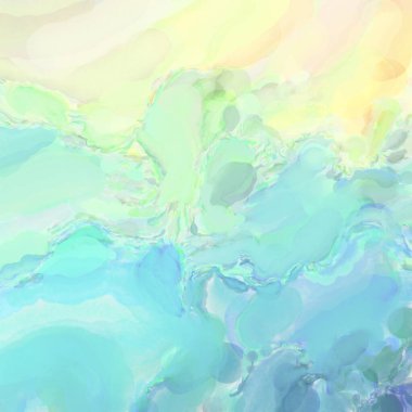 Soyut doku. Yüzeyde etkileyici el yapımı suluboya. Suluboya fırça darbeleri. Modern sanat. Çok renkli arkaplan. Çağdaş duvar sanatı. Renkli bir fon. 2d illüstrasyon.