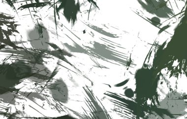 Renkli fırça darbelerinin 2B çizimi. Dekoratif doku resmi. Canlı boya desenli arka plan. Kaotik fırça darbeleri resim.