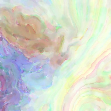 El yapımı sürreal soyut desenli suluboya. Modern sanatsal resim. 2D çizim. Arkaplan boyası karışımı. Yaratıcı duvar sanatı. Çağdaş sanat.