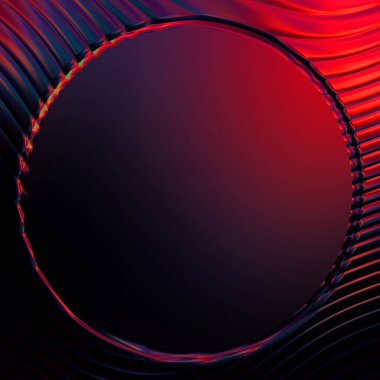 Soyut çerçeveli arkaplan. Renkli, canlı, dalgalı bir duvar kağıdı. Merkezi çerçeveli yaratıcı grafik 2d çizim. Dinamik şekilli modaya uygun sıvı örtüsü.