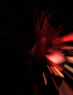 Işık parçacık izleri. Parlayan parçacıkları ve çizgileri olan ışık patlaması yıldızı. Güzel hareketli soyut ışın arkaplanı.