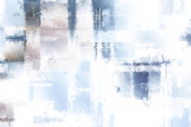 Modern sanat. Renkli çağdaş sanat eserleri. Renkli boya darbeleri. Soyut arkaplanda fırça darbeleri. Fırça boyası. Eşsiz duvar sanatı.