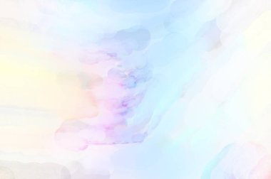 Suluboya fırça darbeleri. Modern sanat. Soyut doku. 2D çizim. Yüzeyde etkileyici el yapımı suluboya. Renkli bir fon. Çok renkli arkaplan. Çağdaş duvar sanatı. 