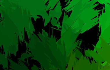 Vahşi fırça darbeleriyle yaratıcı soyut resim. Artistik fırça darbeleriyle donatılmış. Renkli ve canlı bir tasvir. Boyalı sanat.