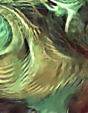 Modern sanat. Renkli çağdaş sanat eserleri. Renkli boya darbeleri. Soyut arkaplanda fırça darbeleri. fırça boyası.