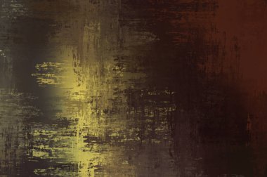 Çapraz vahşi fırça darbeleriyle arka plan. Renkli ve canlı bir tasvir. Boyalı sanat. Yaratıcı soyut resim.