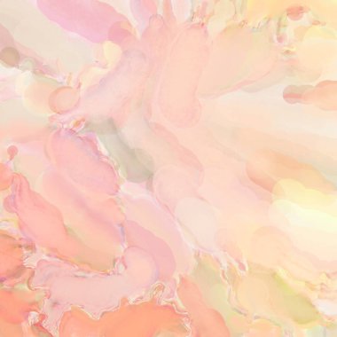 Çağdaş sanat. El işçiliğinin renkli dokusu. Modern resim. Yüzeyde suluboya vuruşlar. Sanatsal arkaplan resmi. Tablo üzerinde soyut resim. Fırça darbeleri. 