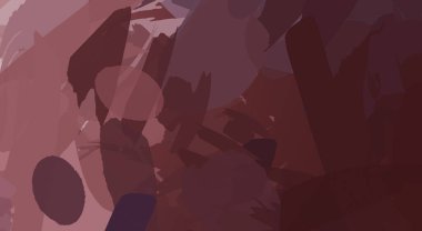 Fırça darbesi ile boyanmış. Sanatsal canlılık ve renkli duvar kâğıdı. Kaotik resim. Taranmış Boyalı Soyut Arkaplan. 