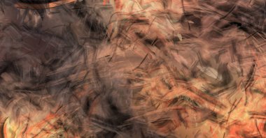 Modern sanat. Taranmış Boyalı Soyut Arkaplan. Fırça darbesi ile boyanmış. Boya darbeleri. 2B Görüntü