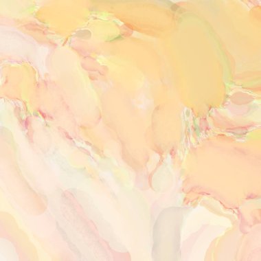 Çağdaş sanat. El işçiliğinin renkli dokusu. Modern resim. Yüzeyde suluboya vuruşlar. Sanatsal arkaplan resmi. Tablo üzerinde soyut resim. Fırça darbeleri. 