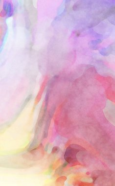 El yapımı sürreal soyut desenli suluboya. Modern sanatsal resim. 2D çizim. Arkaplan boyası karışımı. Yaratıcı duvar sanatı. Çağdaş sanat