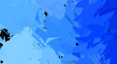 Canlı fırça darbeleriyle boyanmış. Renkli desenli resim. Fırçalanmış duvar kağıdını boya.