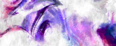 Soyut arkaplanda pürüzlü fırça darbeleri. Fırça boyası. Renkli boya darbeleri. Eşsiz duvar sanatı. Tuvaldeki modern sanat. Renkli çağdaş sanat eserleri. 