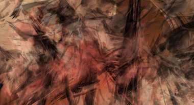 Modern sanat. Taranmış Boyalı Soyut Arkaplan. Fırça darbesi ile boyanmış. Boya darbeleri. 2B Görüntü