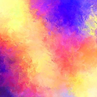 Duvar sanatı Eşsiz ve yaratıcı illüstrasyon. Fırça darbesi ile boyanmış. Renkli fırça darbelerinin soyut arkaplanı. Fırçalanmış canlı duvar kâğıdı. Boyalı sanatsal yaratım.