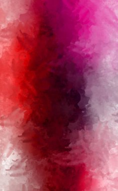 Renkli fırça darbelerinin 2D çizimi. Dekoratif desenli resim. canlı boya desenli arkaplan.