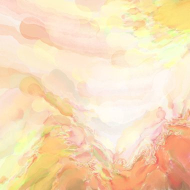 El yapımı sürreal soyut desenli suluboya. Modern sanatsal resim. 2D çizim. Arkaplan boyası karışımı. Yaratıcı duvar sanatı. Çağdaş sanat.