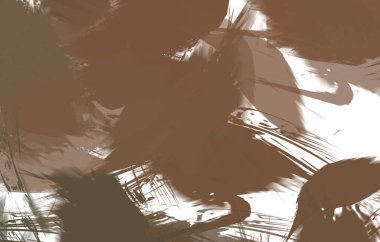 Renkli fırça darbelerinin 2B çizimi. Dekoratif doku resmi. Canlı boya desenli arka plan. Kaotik fırça darbeleri resim.